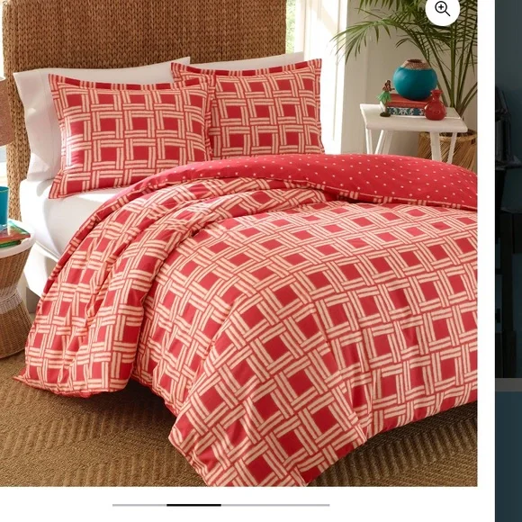 Nine Palms Sunrise Duvet Cover + 2 Shams - Picture 1 of 8